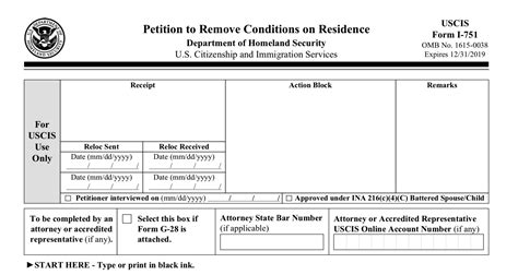 Removing Conditions on Permanent Residence Based on .
